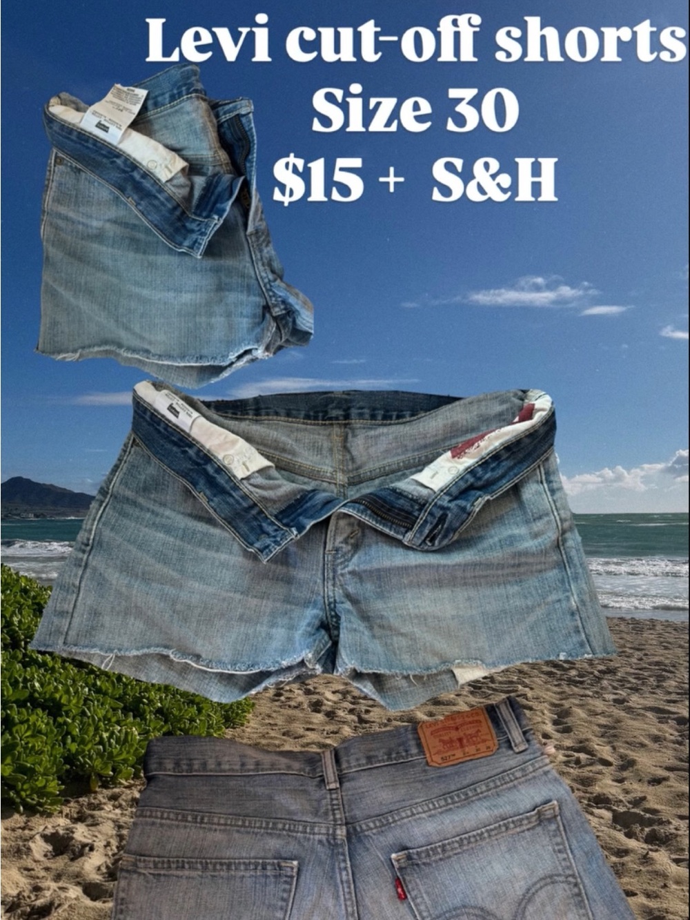 Light Blue Women's Denim Shorts
